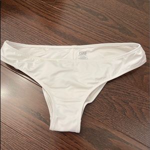 Victoria secret PINK white bikini bottoms